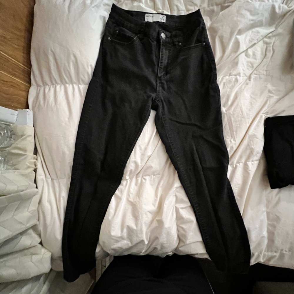 Garage size 5 high waisted black skinny jeans